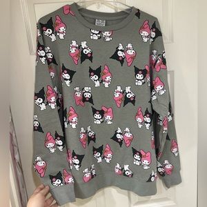 NEW Sanrio My Melody Kuromi Pullover Sweater